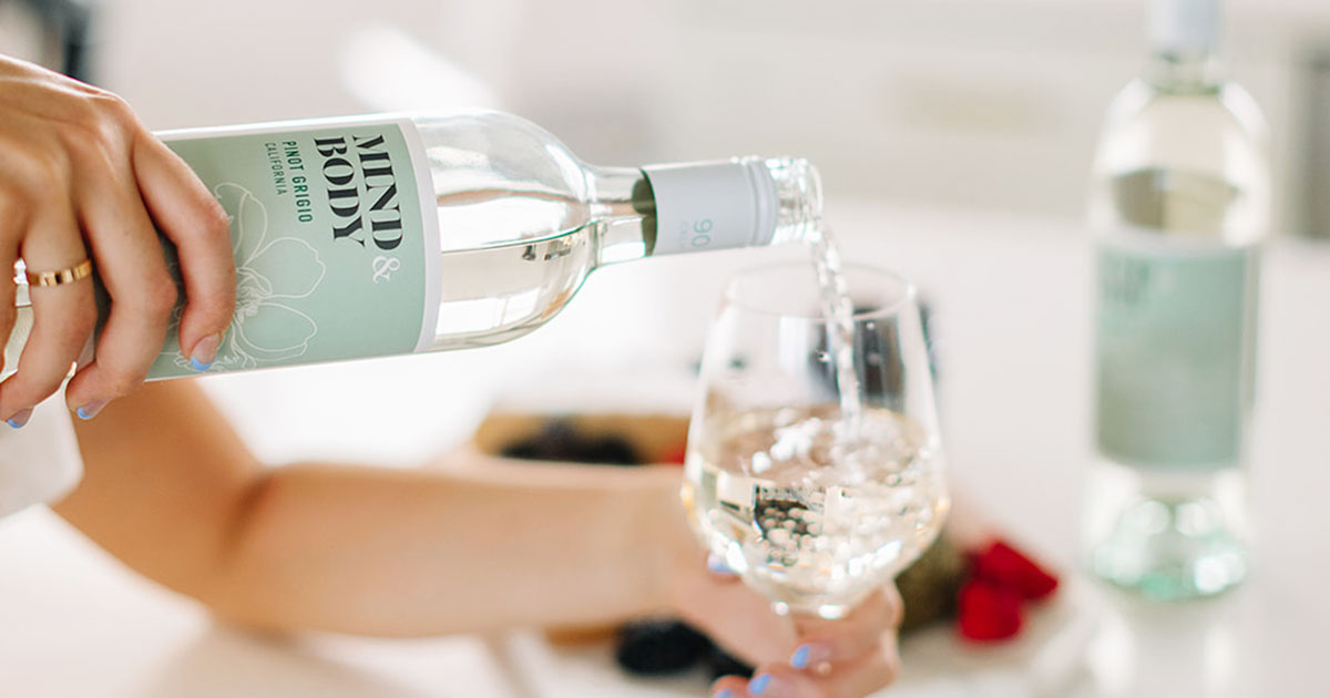 Mind & Body Wines Pinot Grigio Premium Low Calorie Wine